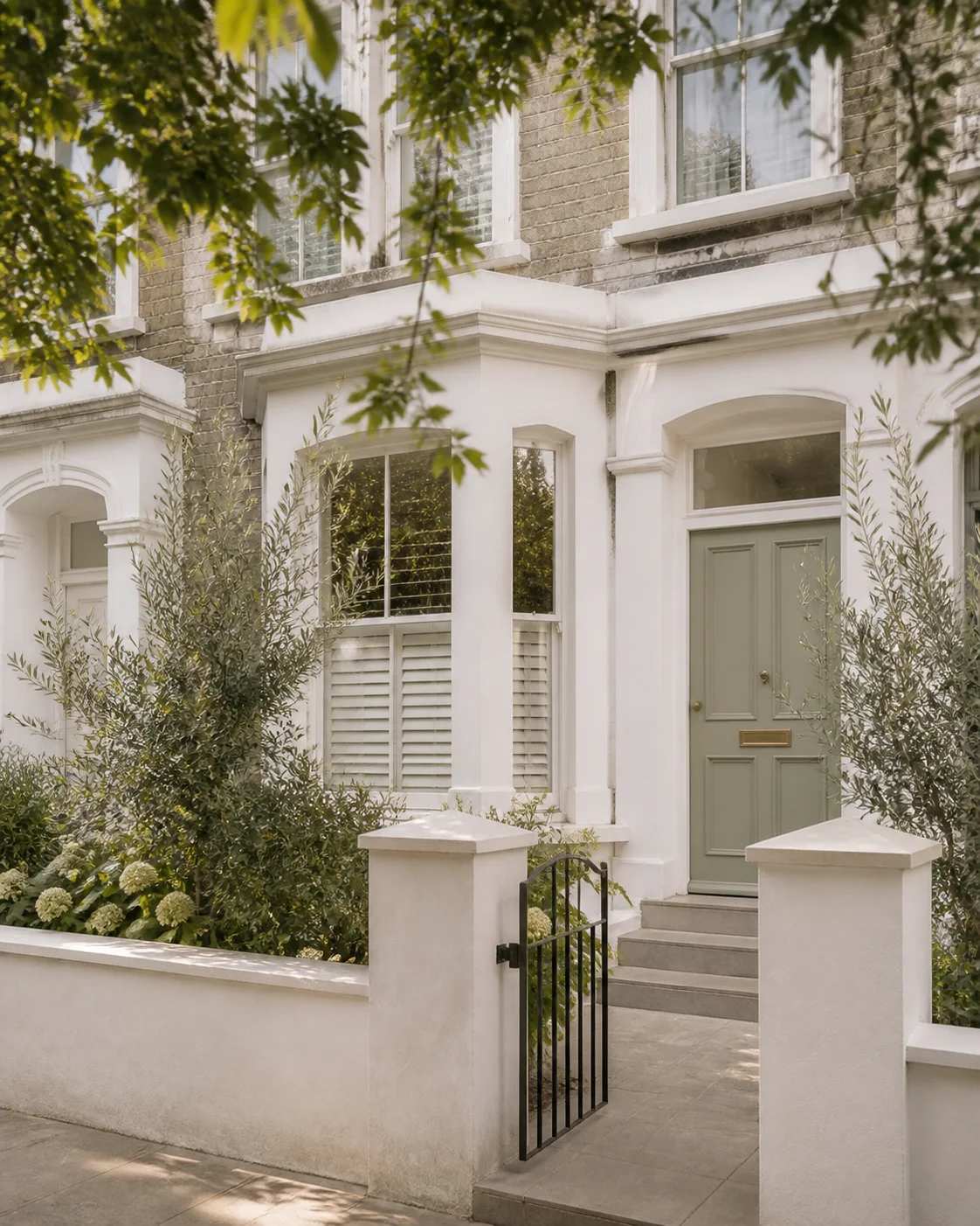 A compact first rental home on a British street