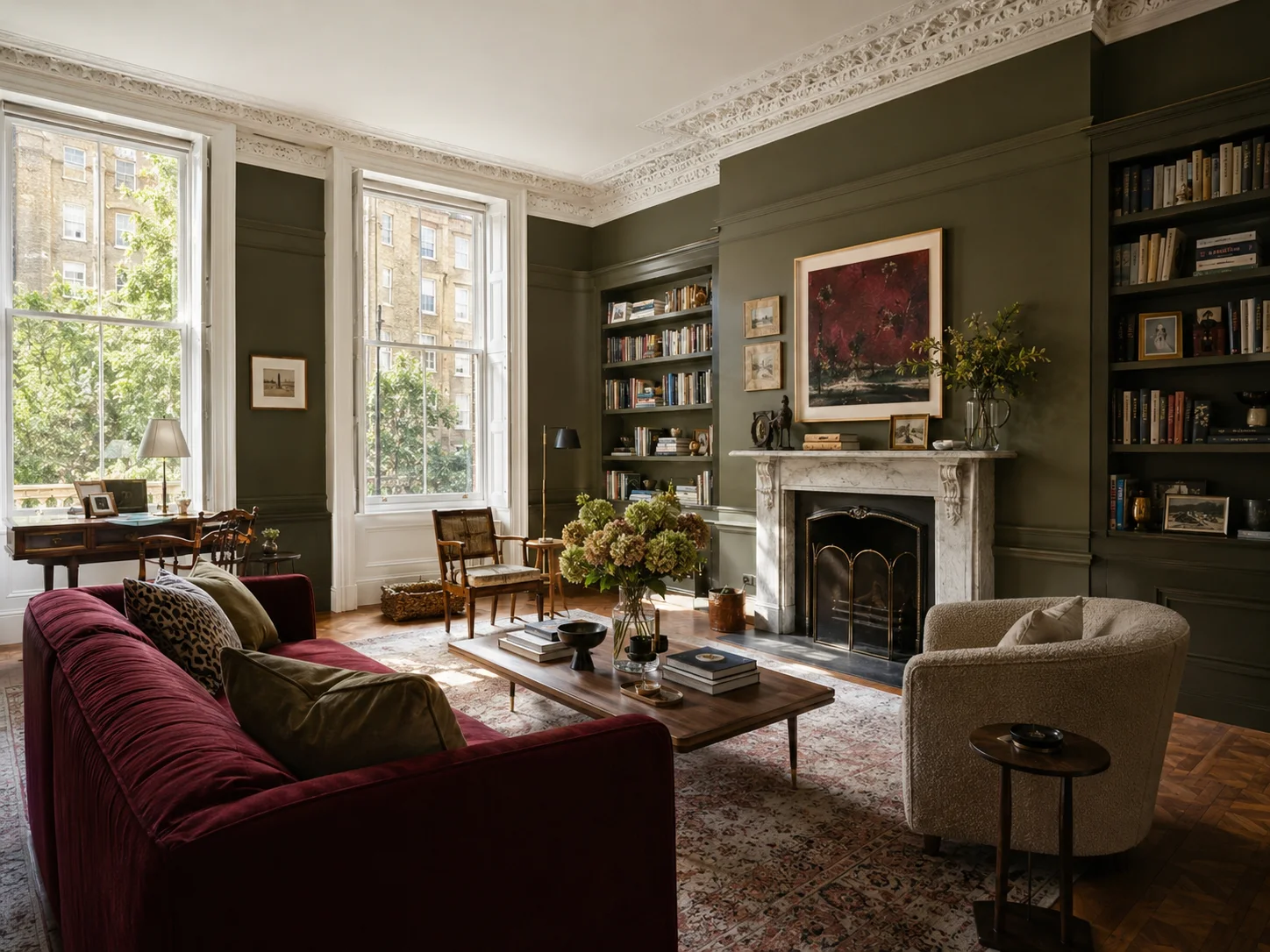 A considered residential interior representing a mortgage review