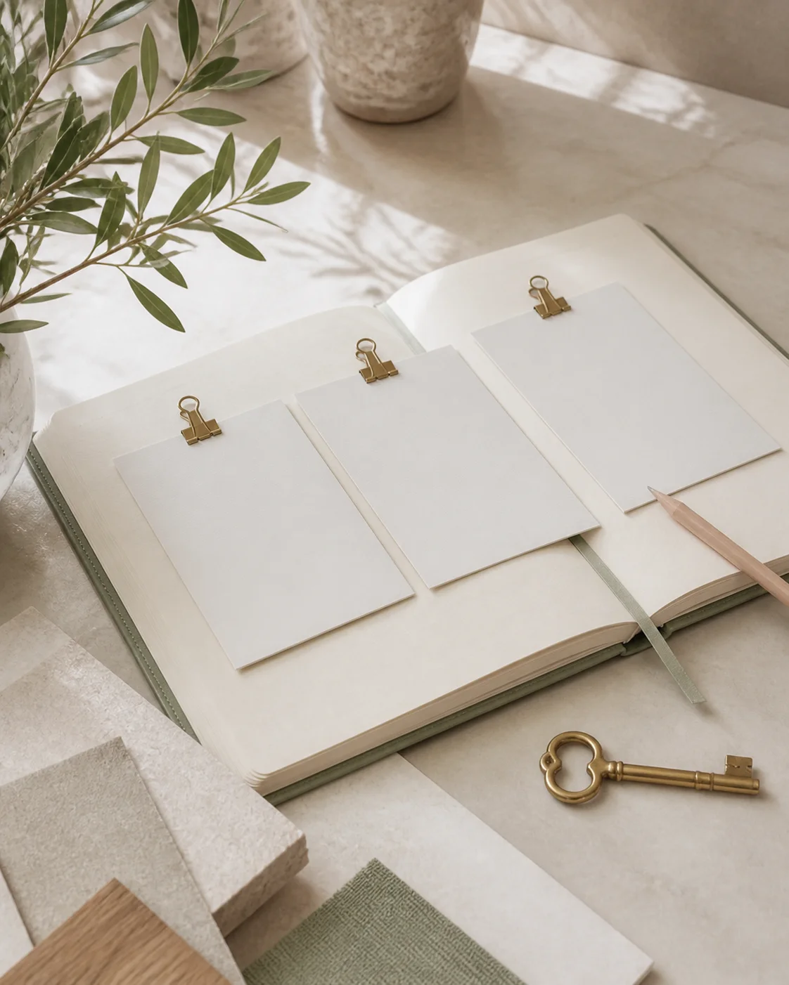 Mortgage comparison notes and documents on a quiet desk