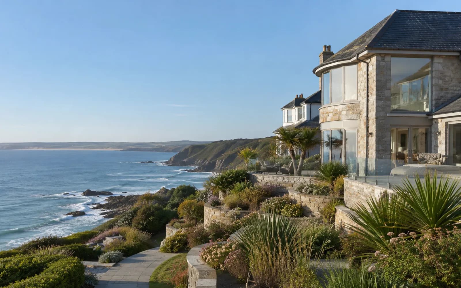 Coastal home overlooking the Atlantic